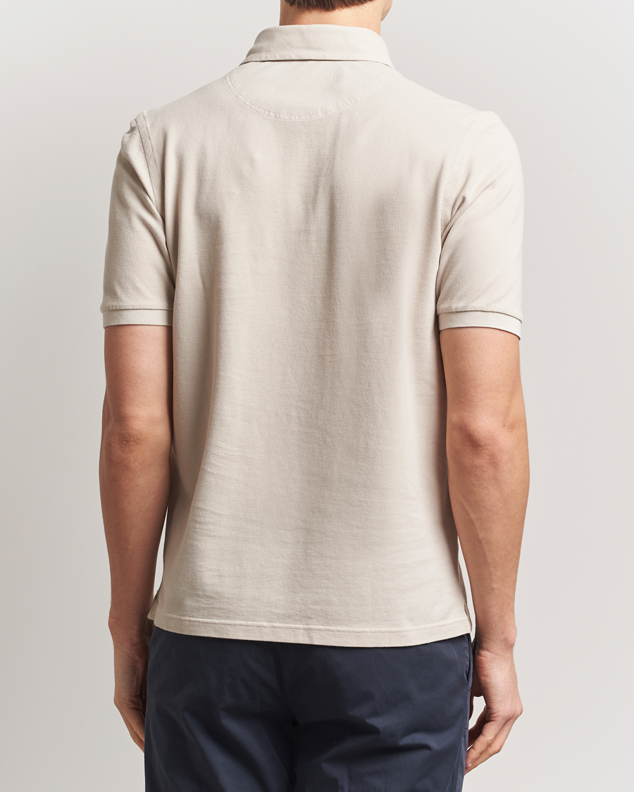 Mies | Pikeet | Gran Sasso | Washed Polo Beige Melange