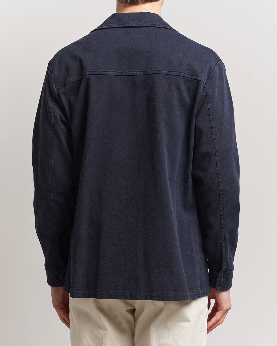 Mies | Takit | Gran Sasso | Cotton Twill Safari Jacket Navy