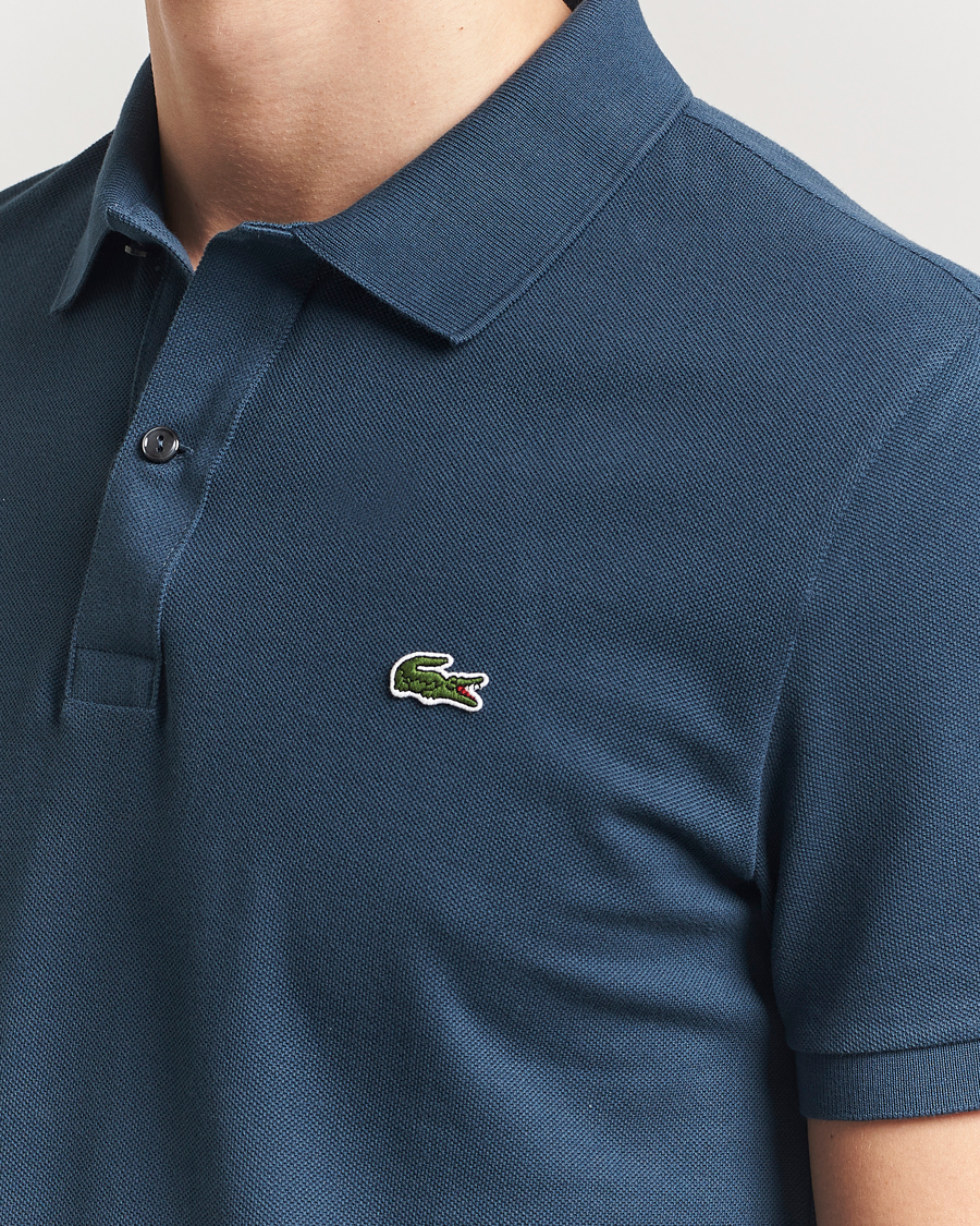 Mies | Pikeet | Lacoste | Slim Fit Polo Piké Falcon Blue