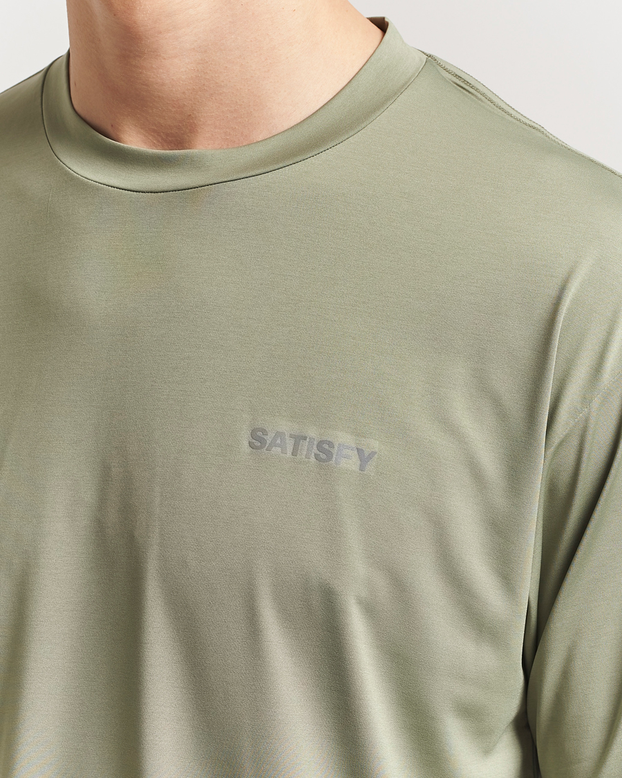 Mies | T-paidat | Satisfy | AuraLite T-Shirt Oil Green