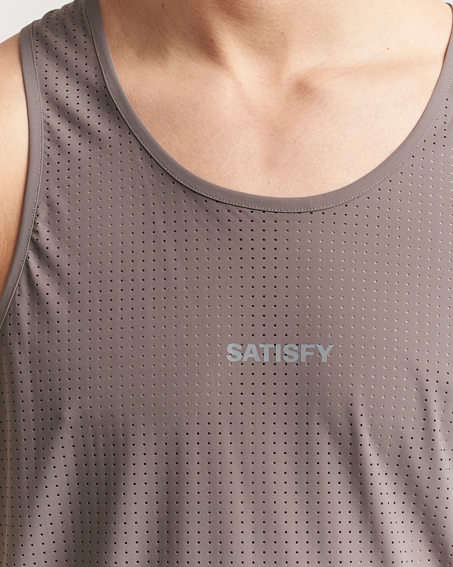 Mies | T-paidat | Satisfy | Space-O Singlet Taupe