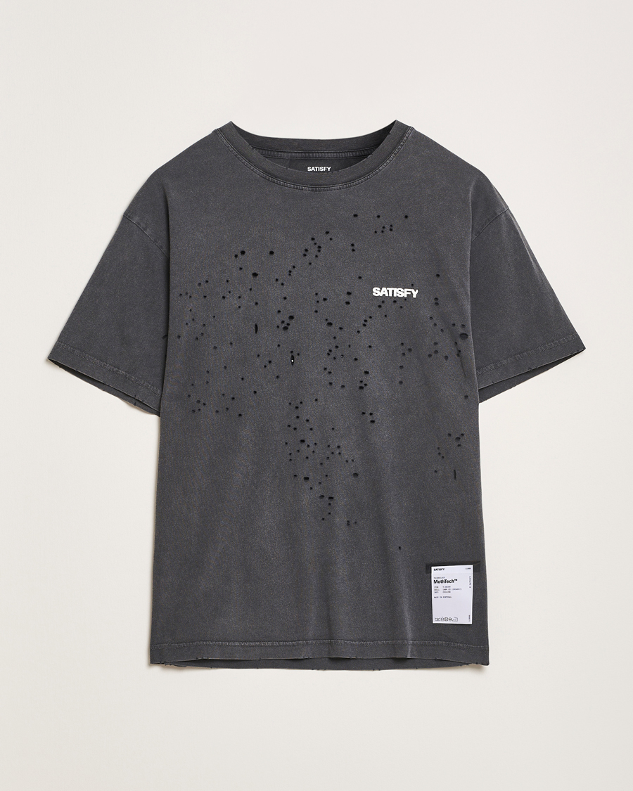 Mies | T-paidat | Satisfy | MothTech T-Shirt Aged Black