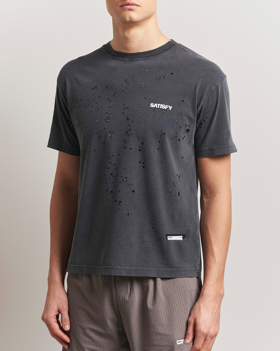 Mies | T-paidat | Satisfy | MothTech T-Shirt Aged Black