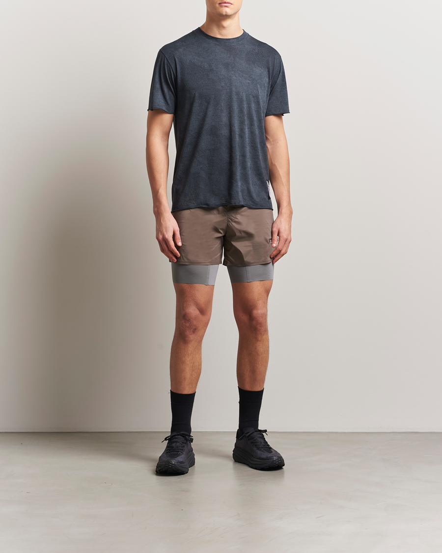 Mies | T-paidat | Satisfy | CloudMerino Cordura T-Shirt Sun Bleached Black