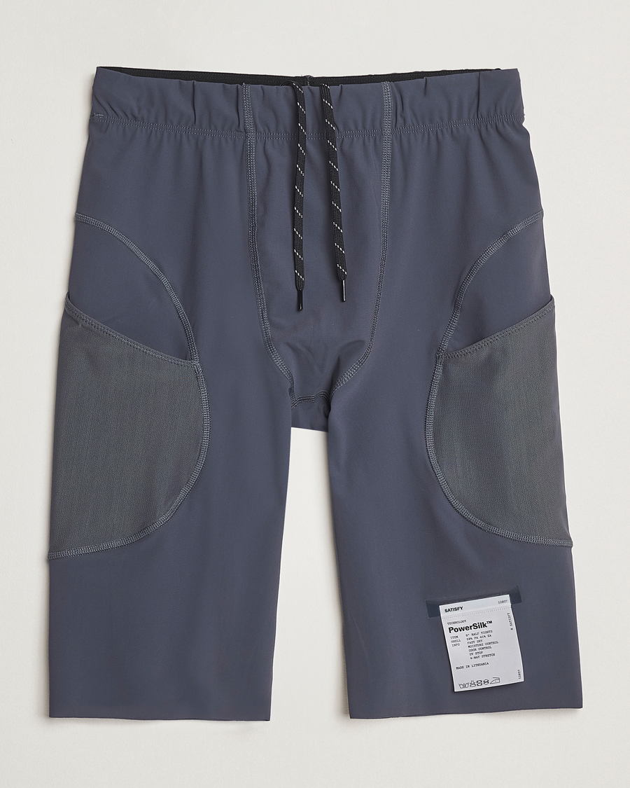 Mies | Shortsit | Satisfy | PowerSilk 9 Half Tights Grey