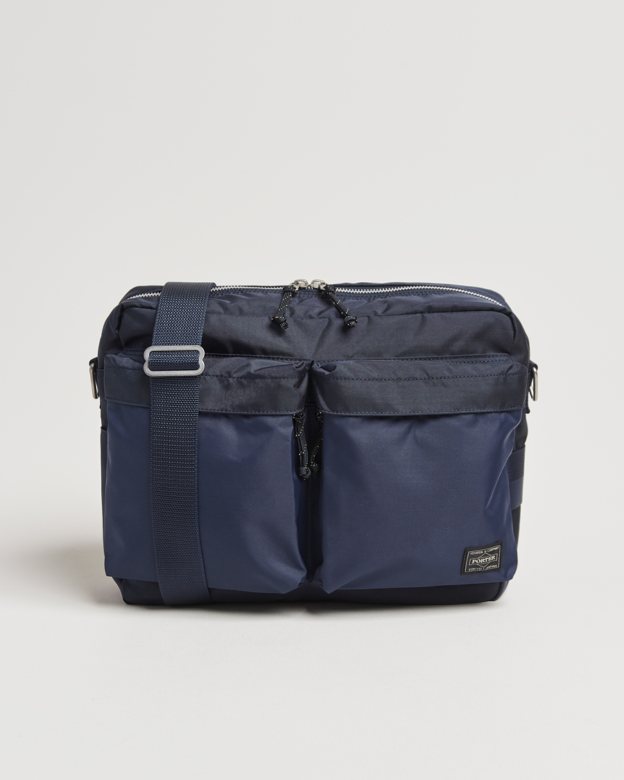 Mies | Laukut | Porter-Yoshida & Co. | Force Shoulder Bag Navy Blue