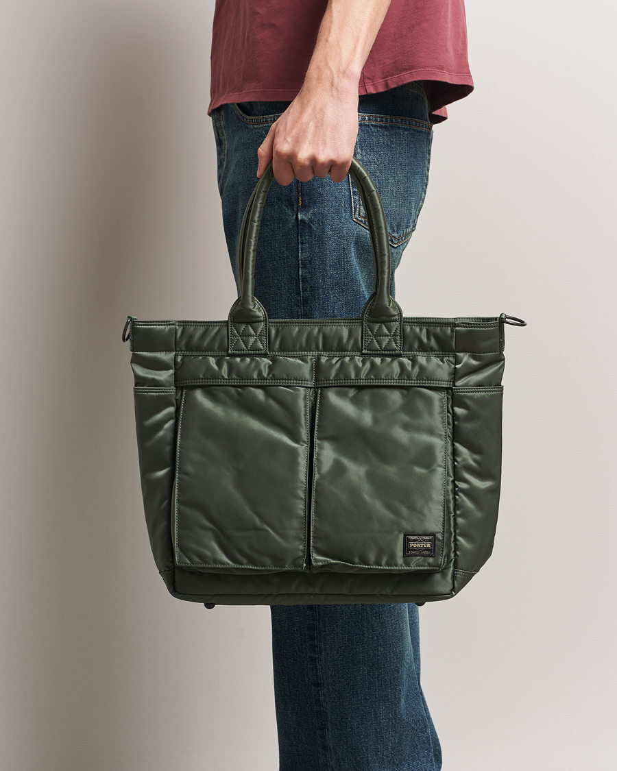 Mies | Laukut | Porter-Yoshida & Co. | Tanker Tote Bag Sage Green
