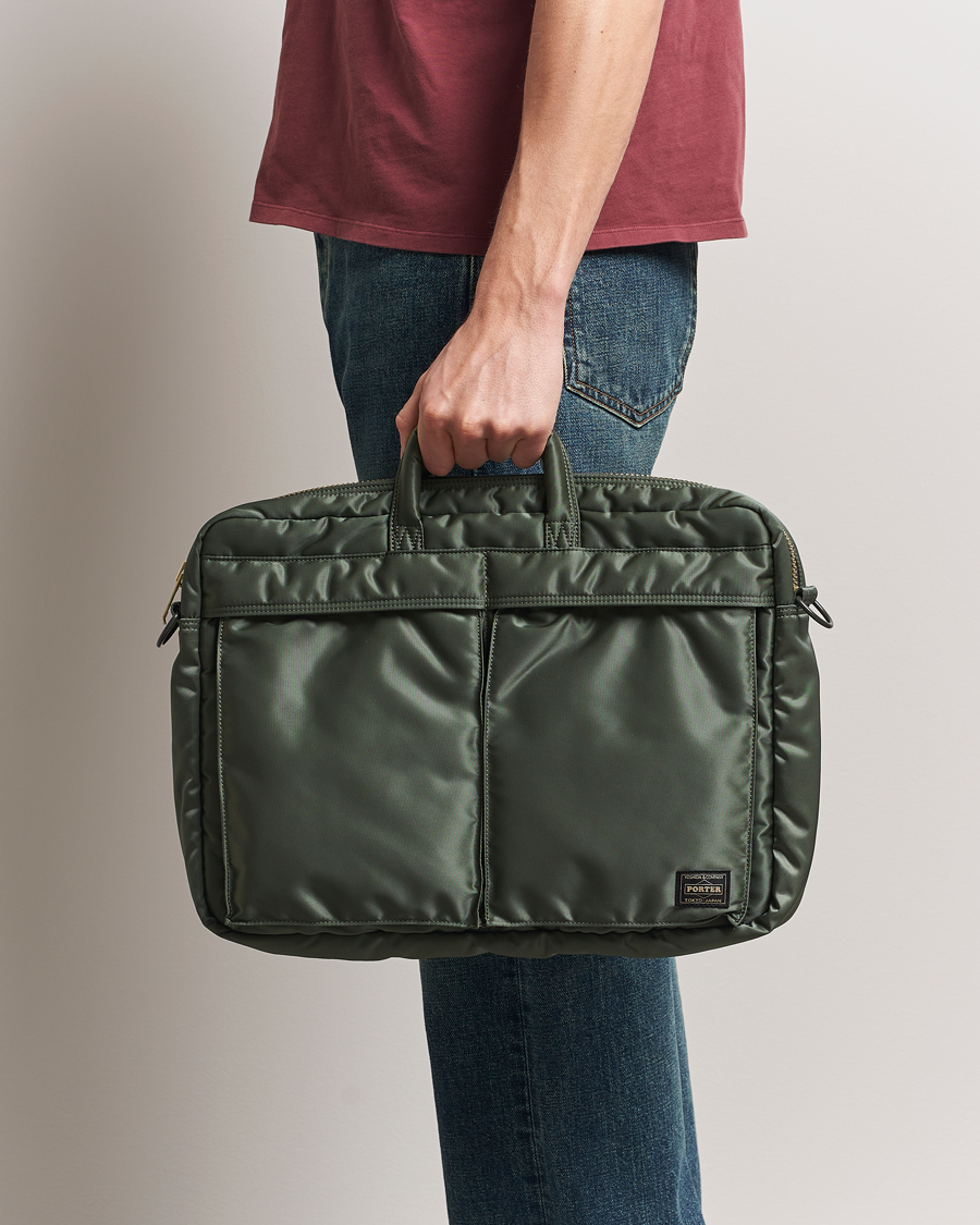Mies | Laukut | Porter-Yoshida & Co. | Porter-Yoshida & Co.Tanker 2Way Document BagSage Green