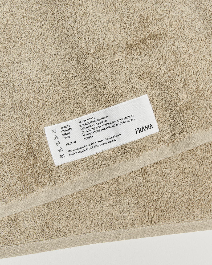 Mies | Tekstiilit | Frama | Heavy Hand Towel 50x80cm Sage Green