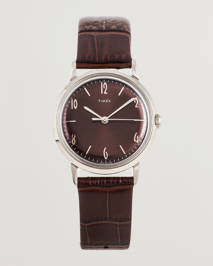 Mies | Timex Marlin Handwind 34mm Chocolate Brown Dial | Timex | Marlin Handwind 34mm Chocolate Brown Dial