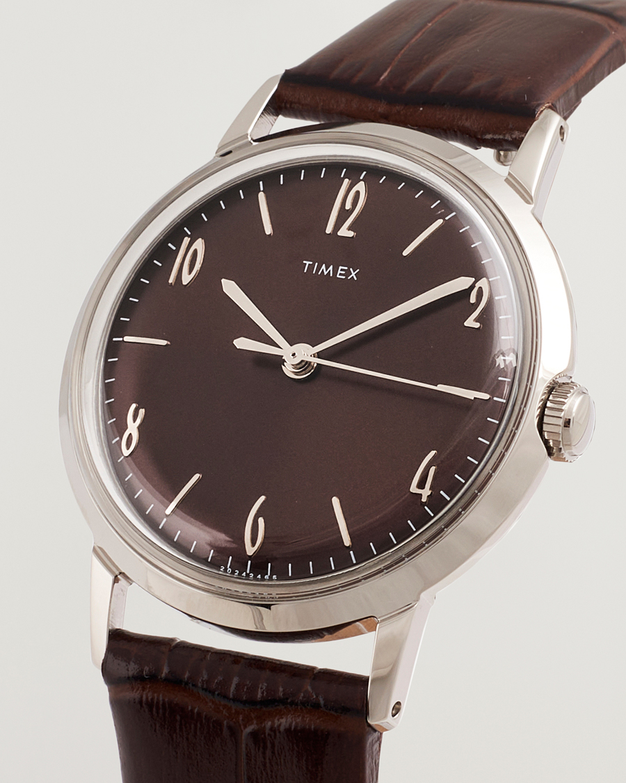 Mies | Timex Marlin Handwind 34mm Chocolate Brown Dial | Timex | Marlin Handwind 34mm Chocolate Brown Dial