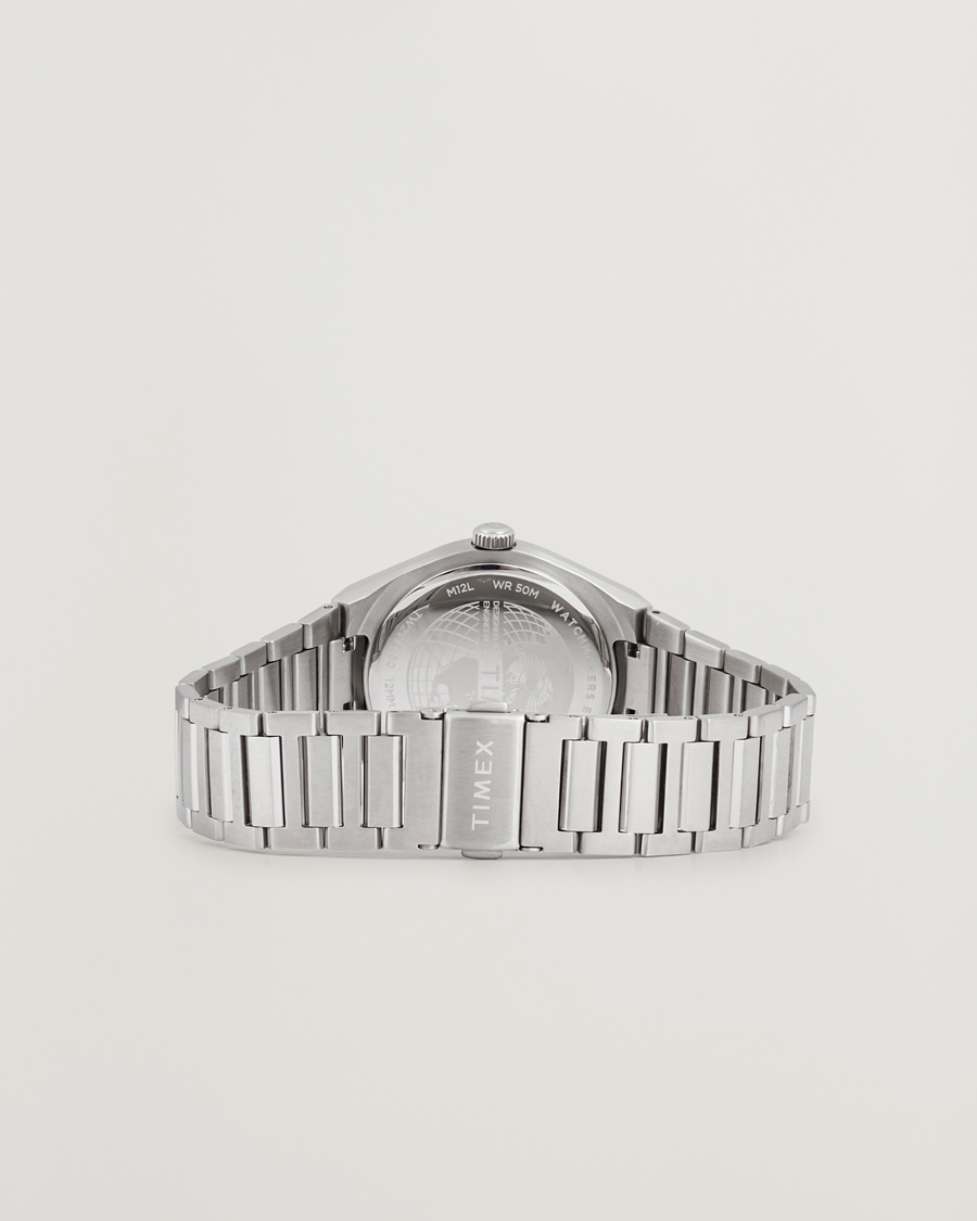 Mies | Timex Q Timex Continental GMT Stainless Steel 39mm Black Dial | Timex | Q Continental GMT Stainless Steel 39mm Black Dial