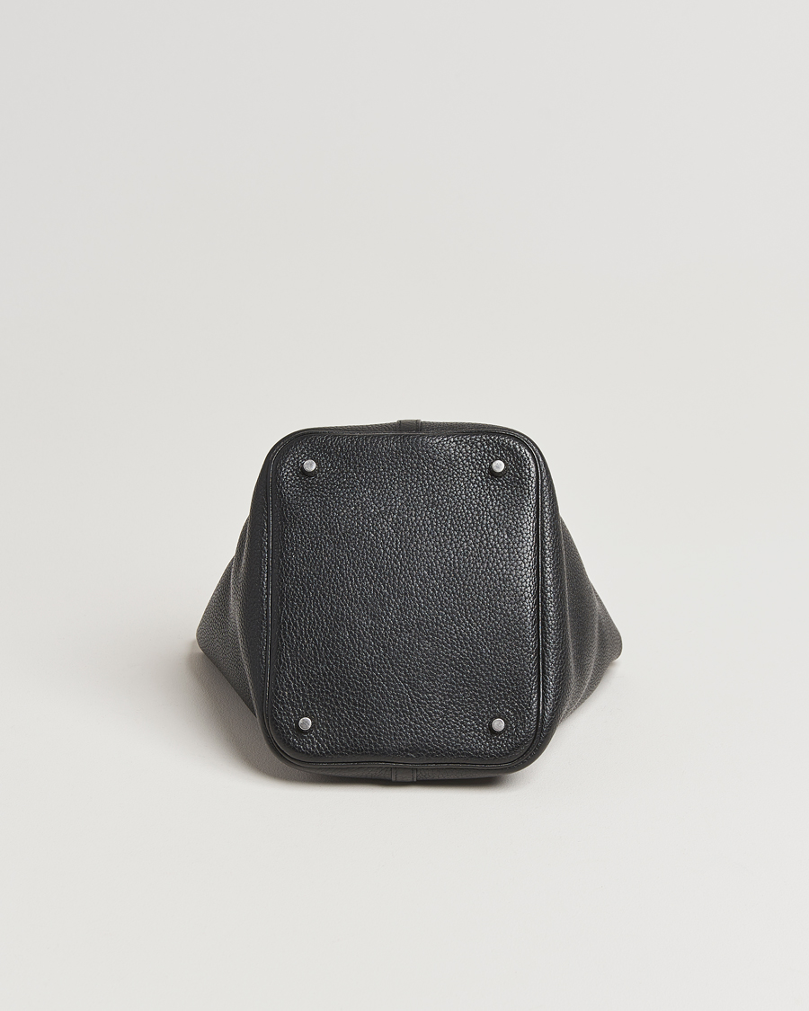 Mies | Hermès Pre-Owned Picotin Lock 22 Taurillon Clemence Leather Black | Hermès Pre-Owned | Picotin Lock 22 Taurillon Clemence Leather Black