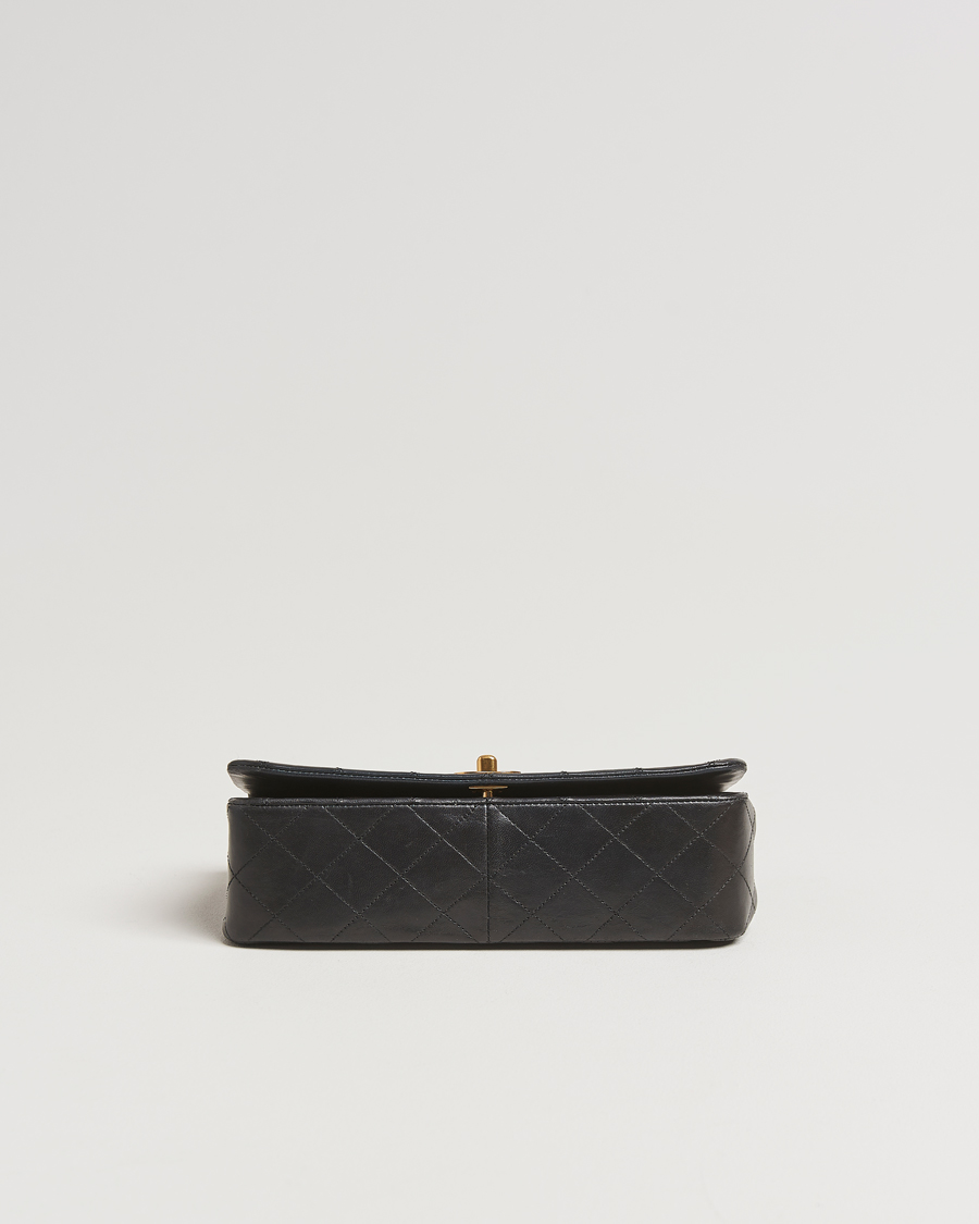 Mies | Chanel Pre-Owned Classic Single Flap Bag Lambskin Black | Chanel Pre-Owned | Classic Single Flap Bag Lambskin Black