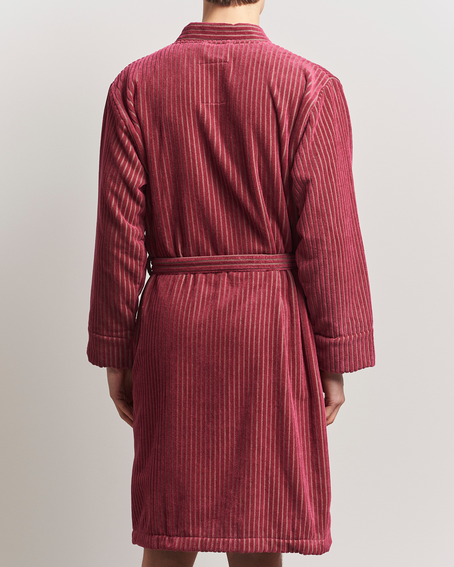 Mies | OAS Striped Velour Robe Botanico | OAS | Striped Velour Robe Botanico