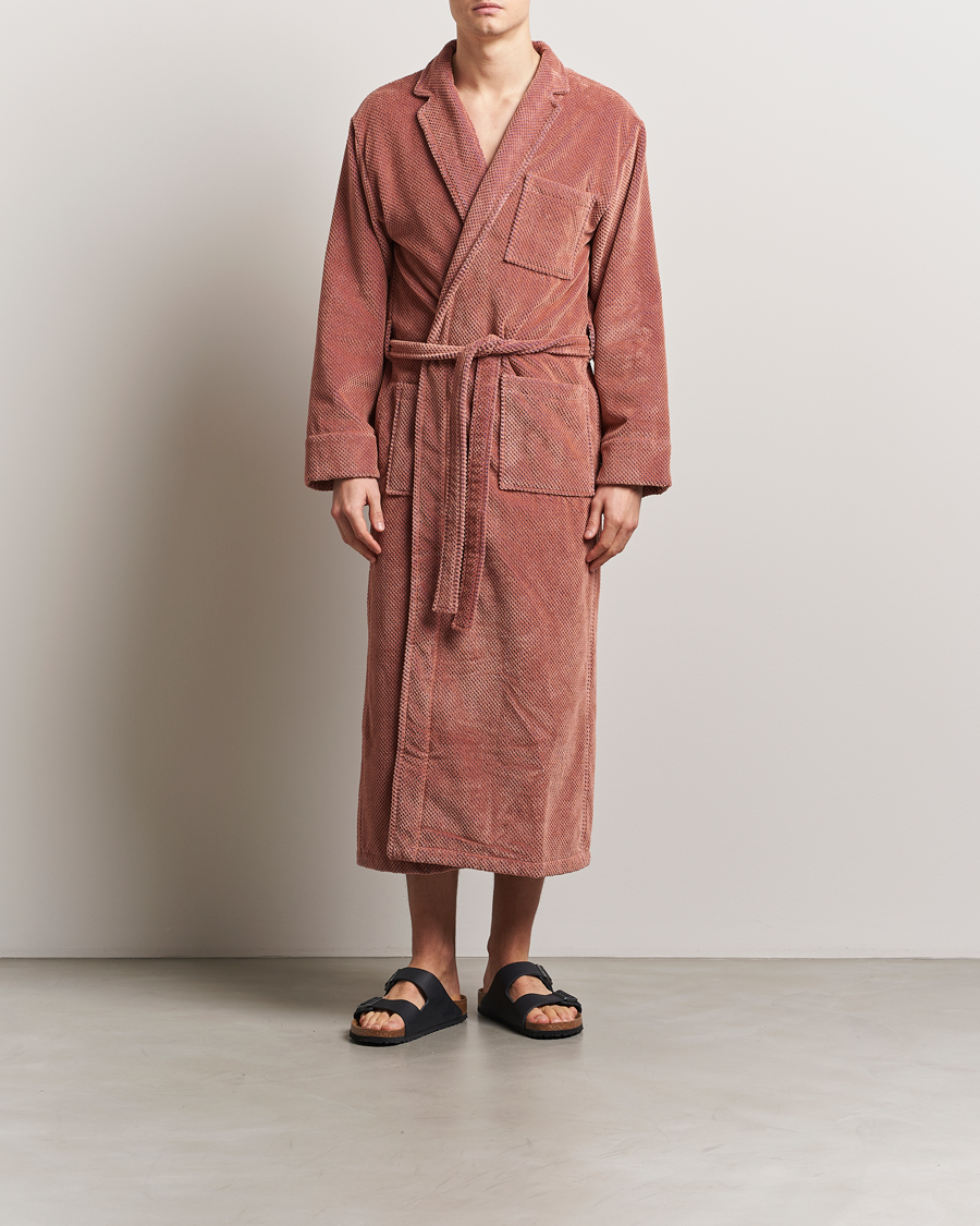 Mies | OAS Velour Long Robe Roza | OAS | Velour Long Robe Roza