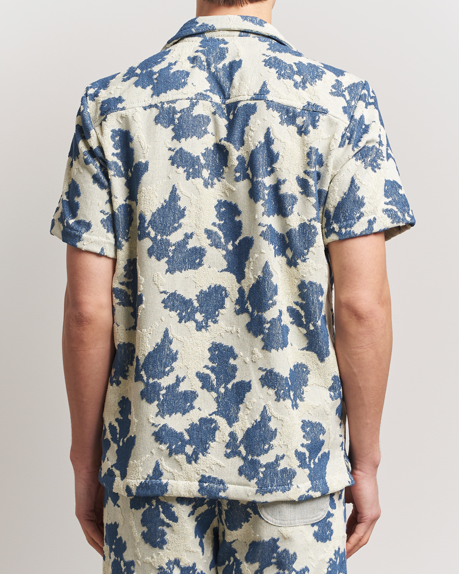 Mies | Kauluspaidat | OAS | Short Sleeve Cuba Terry Shirt Sail Contrast