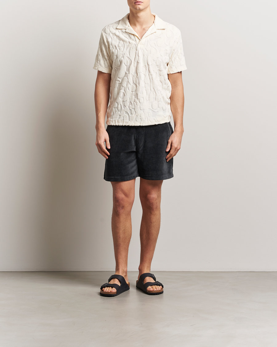 Mies | Shortsit | OAS | Velour Shorts Nearly Black