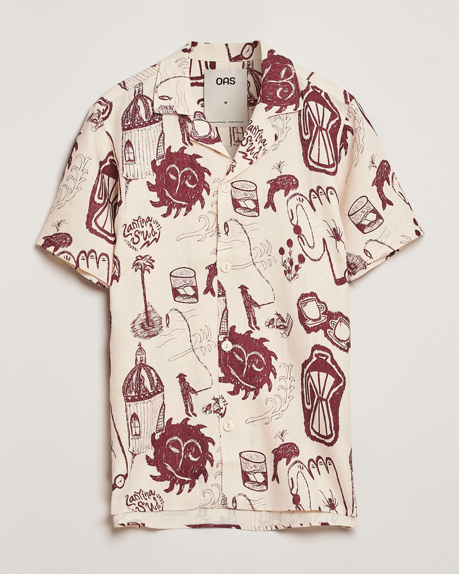 Mies | Kauluspaidat | OAS | Cuba Linen Shirt Cantina