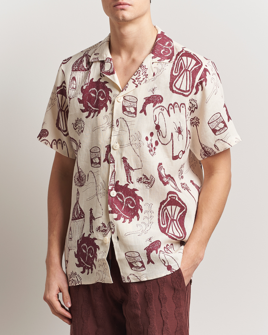 Mies | Kauluspaidat | OAS | Cuba Linen Shirt Cantina