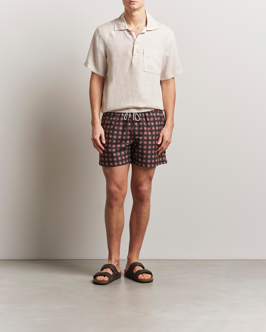 Mies | Kauluspaidat | OAS | Cuba Linen Shirt Beige