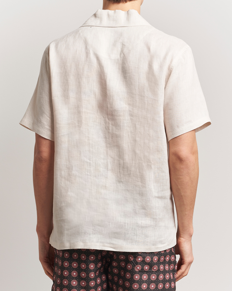 Mies | Kauluspaidat | OAS | Cuba Linen Shirt Beige
