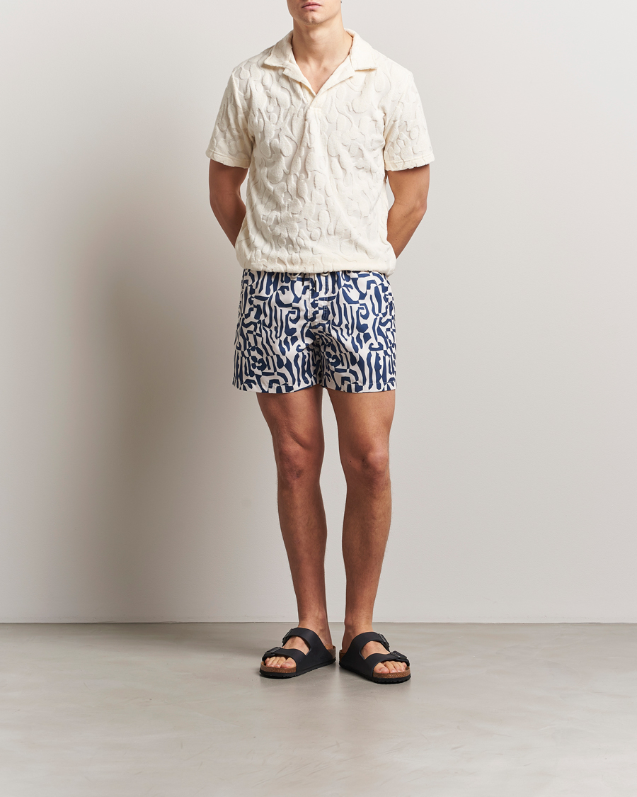 Mies | Uimahousut | OAS | Printed Swimshorts Marbling