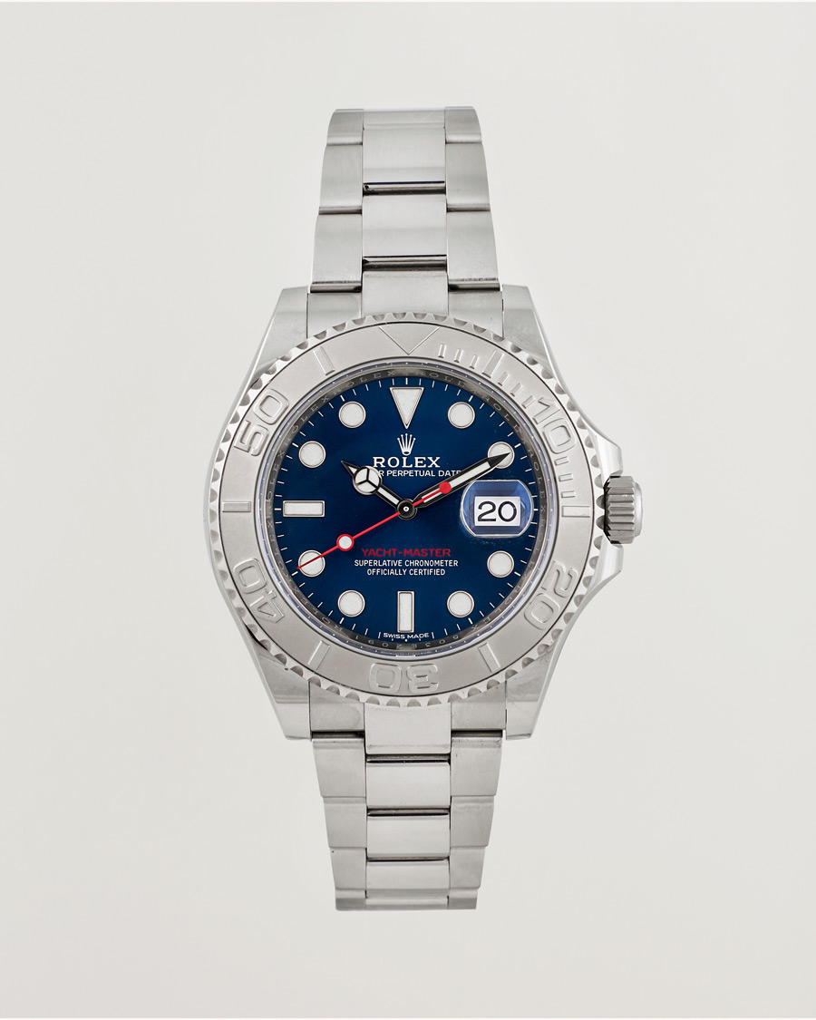 Mies | Rolex Pre-Owned Yacht Master Oyster Perpetual Steel Platinum | Rolex Pre-Owned | Yacht Master Oyster Perpetual Steel Platinum