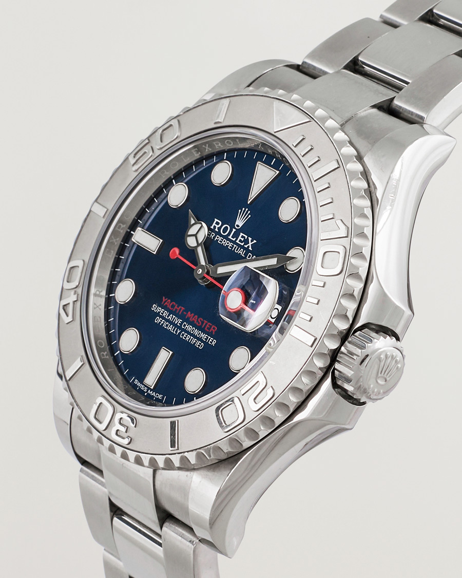 Mies | Rolex Pre-Owned Yacht Master Oyster Perpetual Steel Platinum | Rolex Pre-Owned | Yacht Master Oyster Perpetual Steel Platinum