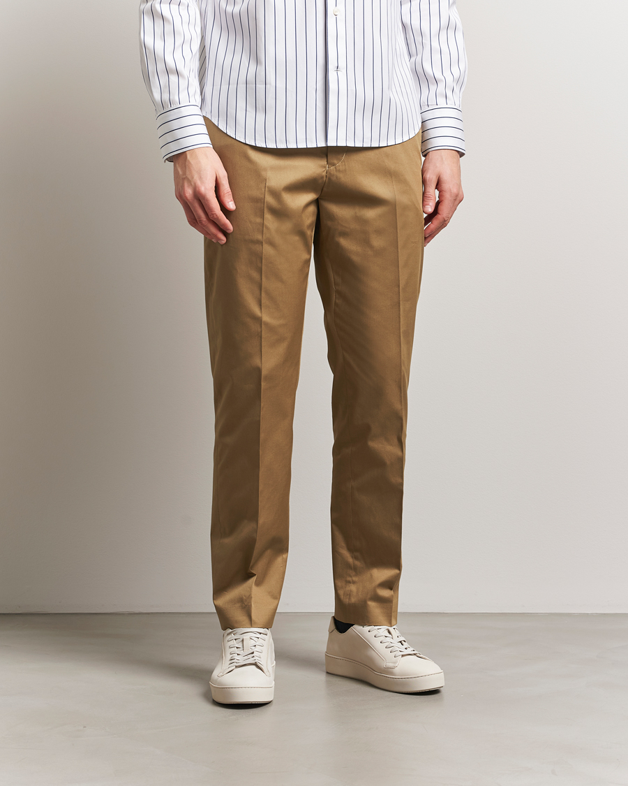 Mies | Housut | Tiger of Sweden | Tannen Cotton Drawstring Trousers Beige