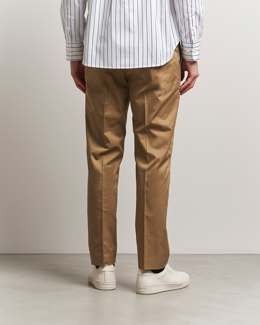 Mies | Housut | Tiger of Sweden | Tannen Cotton Drawstring Trousers Beige