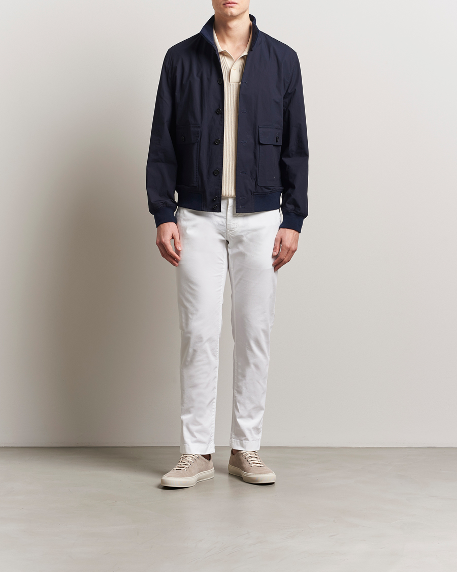 Mies | Housut | Jacob Cohën | Bobby Cotton Gabardine Chinos White