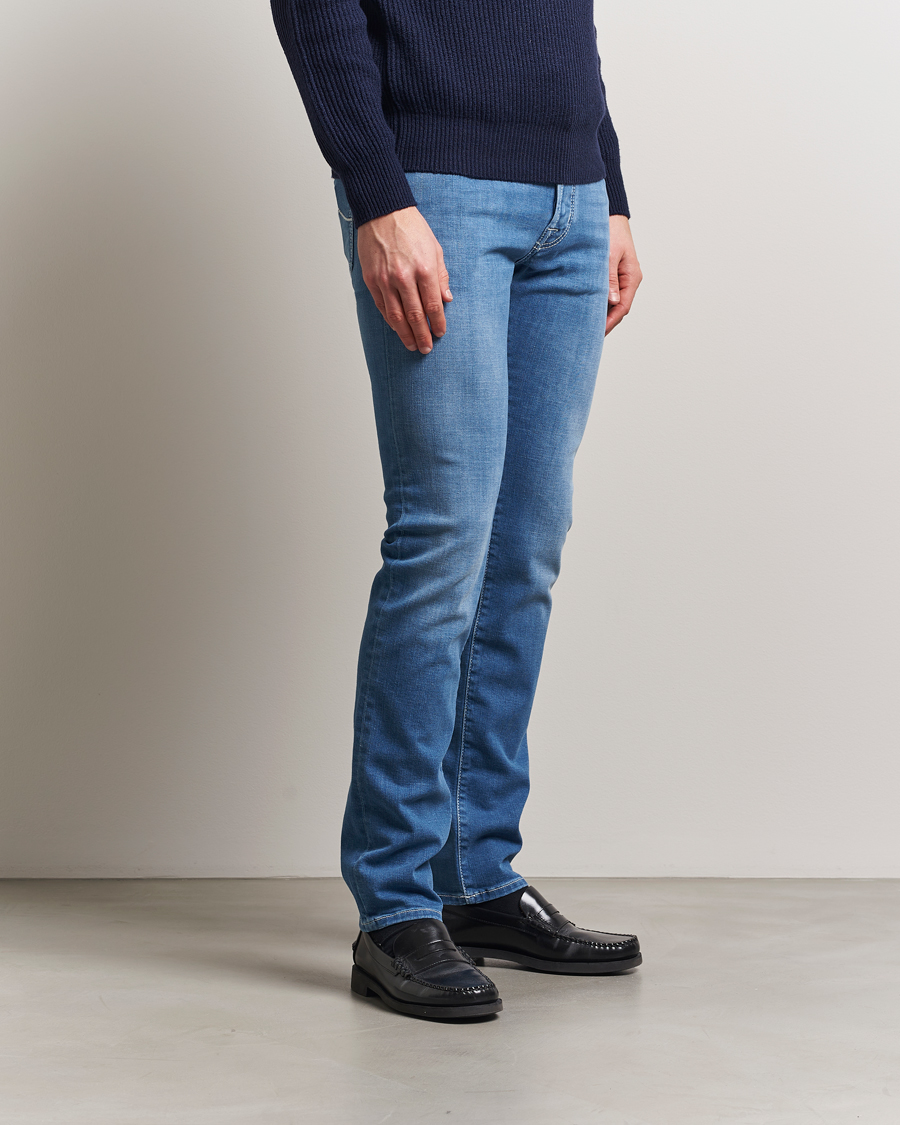 Mies | Farkut | Jacob Cohën | Bard Slim Fit Stretch Vintage Jeans Medium Blue
