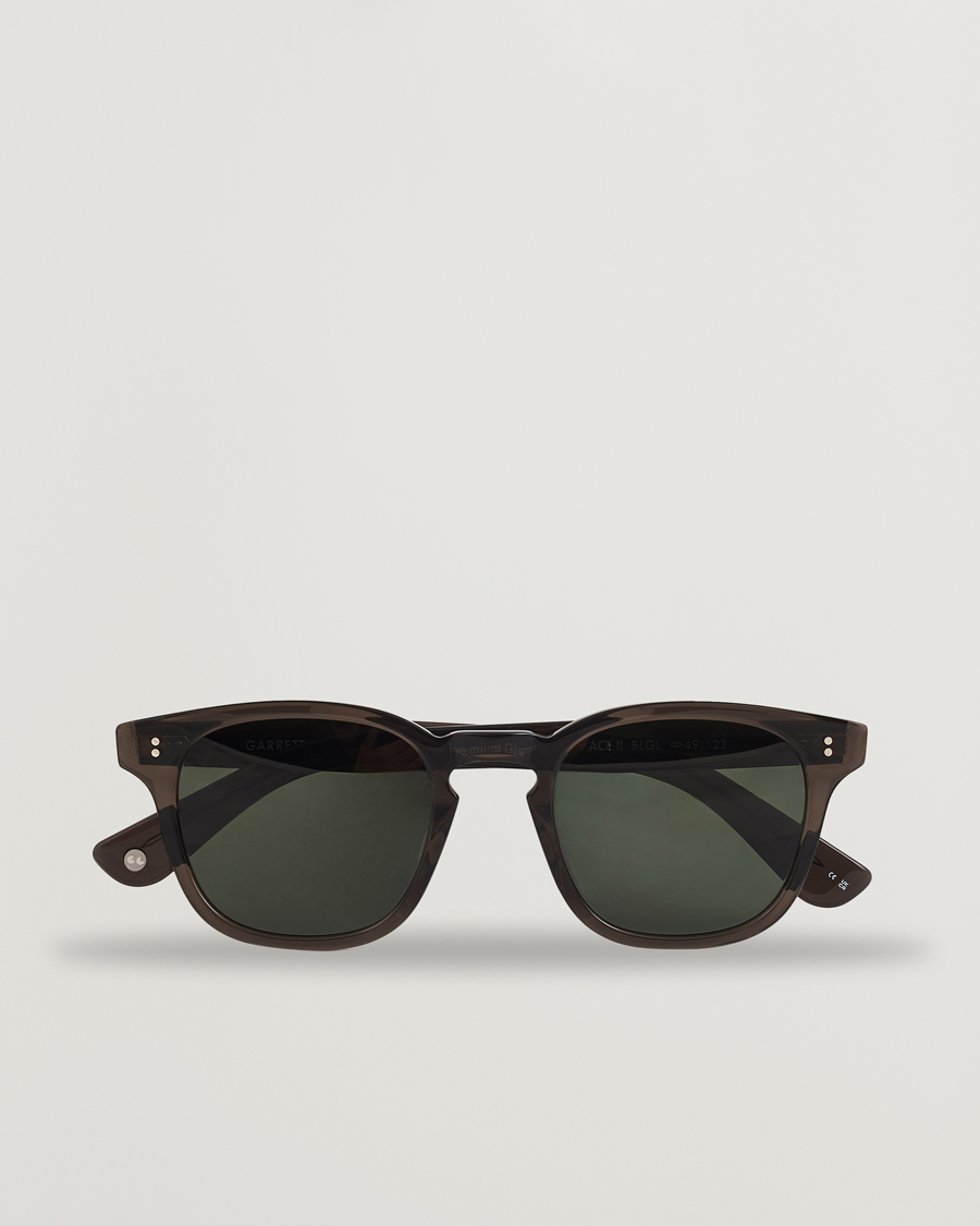 Mies | Aurinkolasit | Garrett Leight | Ace II 49 Sunglasses Black Glass