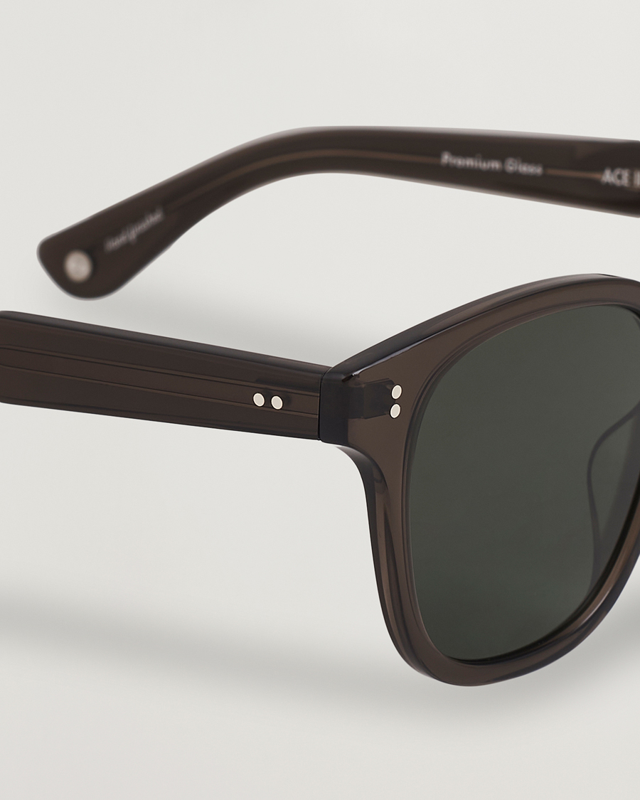Mies | Aurinkolasit | Garrett Leight | Ace II 49 Sunglasses Black Glass