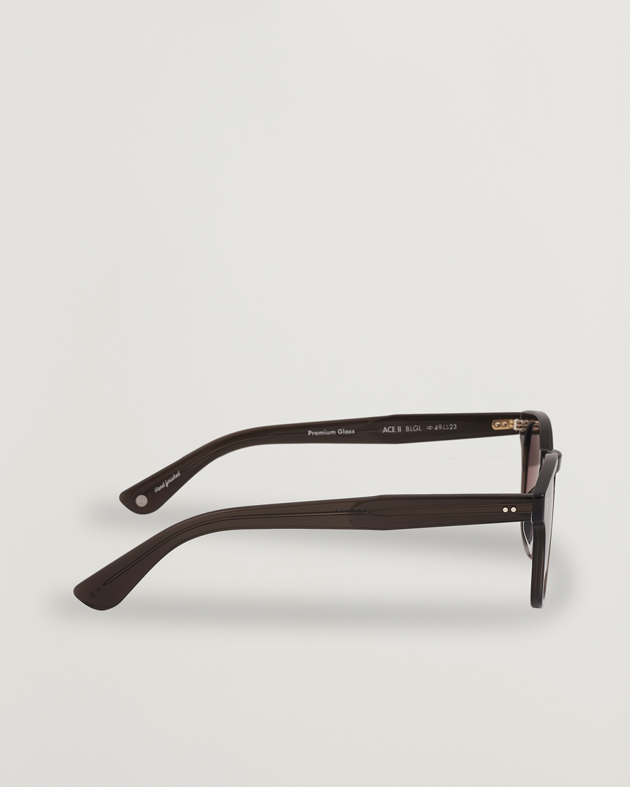 Mies | Aurinkolasit | Garrett Leight | Ace II 49 Sunglasses Black Glass