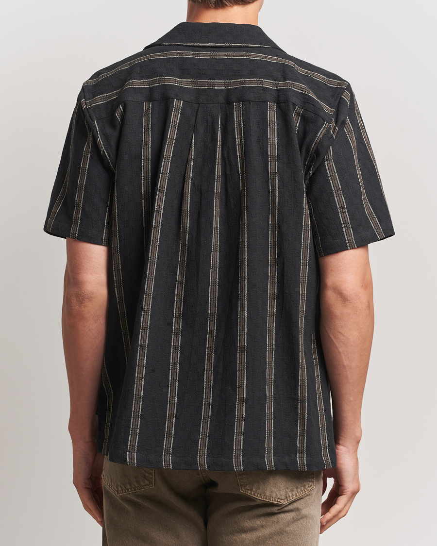 Mies | Kauluspaidat | LES DEUX | Lucas Check Dobby Shirt Black