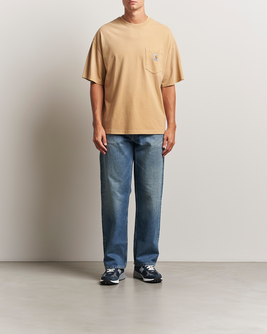 Mies | T-paidat | Carhartt WIP | Hudson Pocket T-Shirt Dusty Brown