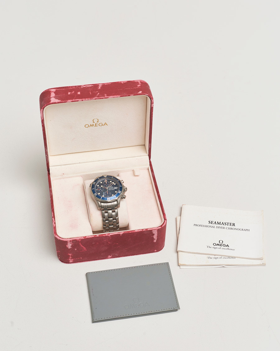 Mies | Omega Pre-Owned Seamaster SMP 300 Chrono Titan | Omega Pre-Owned | Seamaster SMP 300 Chrono Titan