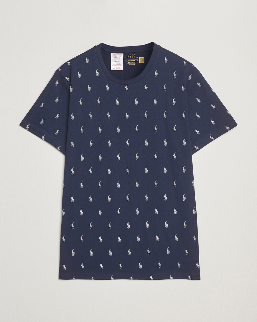 Mies | Polo Ralph Lauren All over Player Sleeping Tee Cruise Navy | Polo Ralph Lauren | All over Player Sleeping Tee Cruise Navy