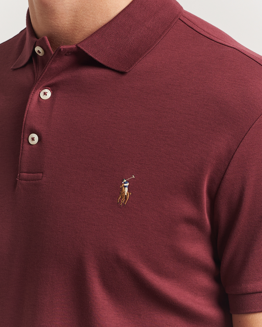 Mies | Pikeet | Polo Ralph Lauren | Luxury Pima Cotton Polo Red Wine