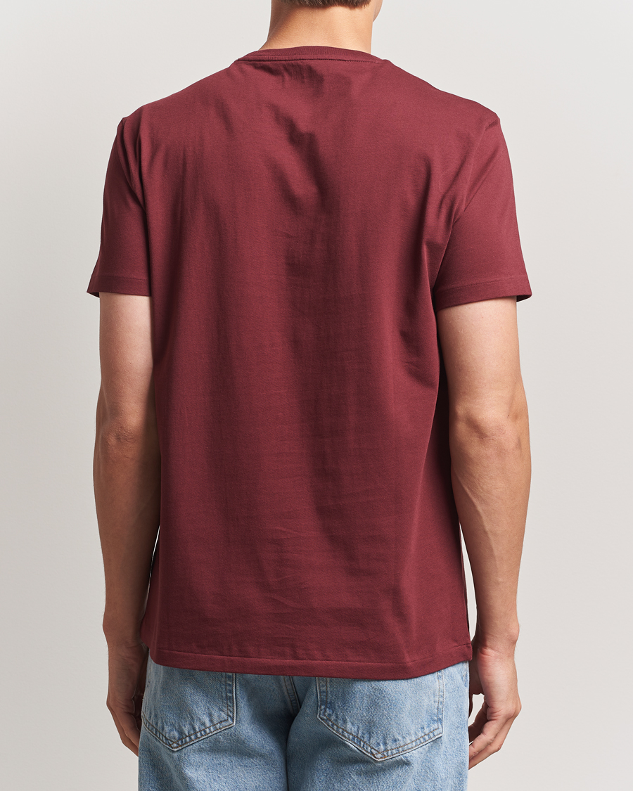 Mies | T-paidat | Polo Ralph Lauren | Custom Slim Fit Crew Neck T-Shirt Red Wine