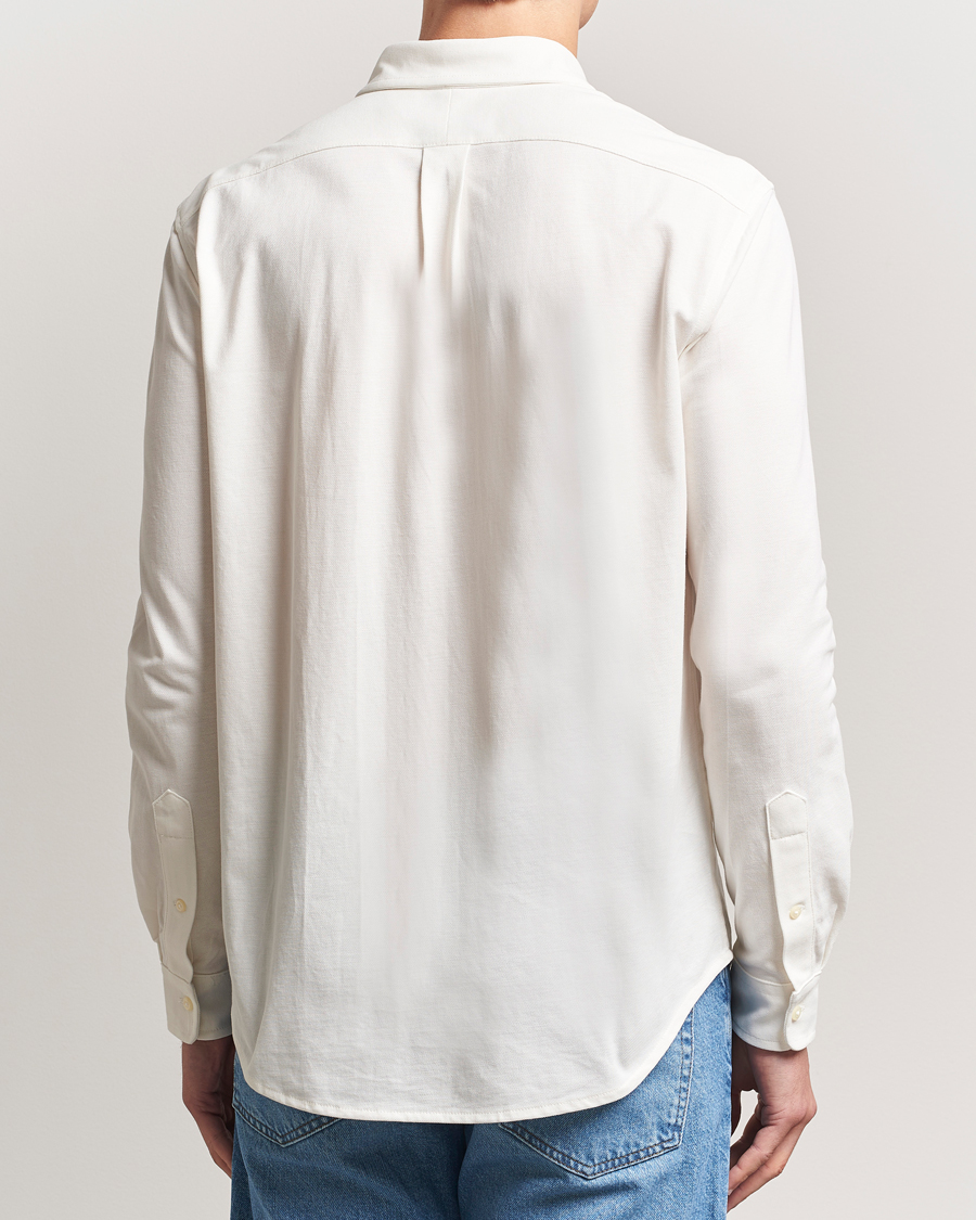 Mies | Kauluspaidat | Polo Ralph Lauren | Featherweight Mesh Shirt Pale Cream