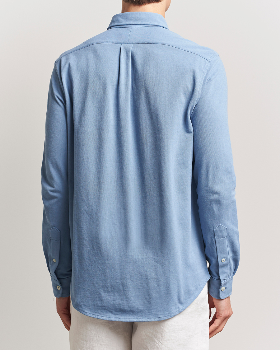 Mies | Kauluspaidat | Polo Ralph Lauren | Featherweight Mesh Shirt Channel Blue