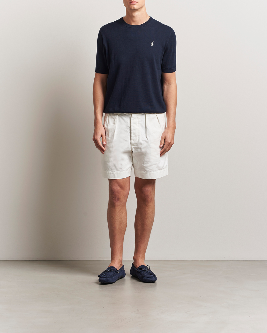 Mies | T-paidat | Polo Ralph Lauren | Knitted Short Sleeve Tee Hunter Navy