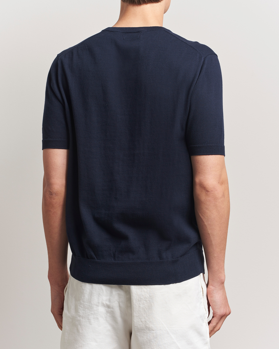 Mies | T-paidat | Polo Ralph Lauren | Knitted Short Sleeve Tee Hunter Navy