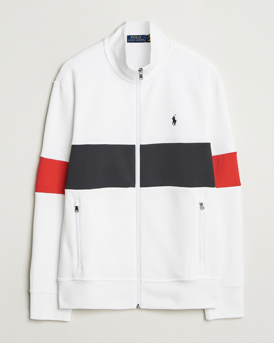 Mies | Puserot | Polo Ralph Lauren | Striped Track Jacket Ceramic White/Multi