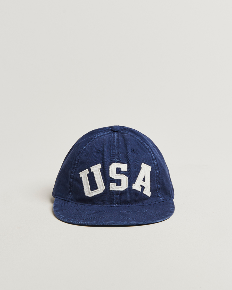 Mies | Päähineet | Polo Ralph Lauren | Cotton Twill USA Cap Newport Navy