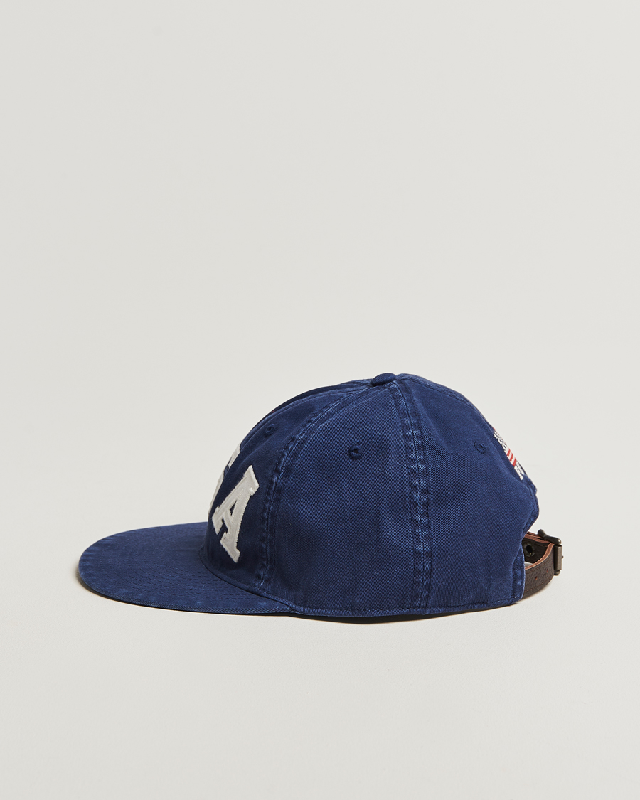 Mies | Päähineet | Polo Ralph Lauren | Cotton Twill USA Cap Newport Navy