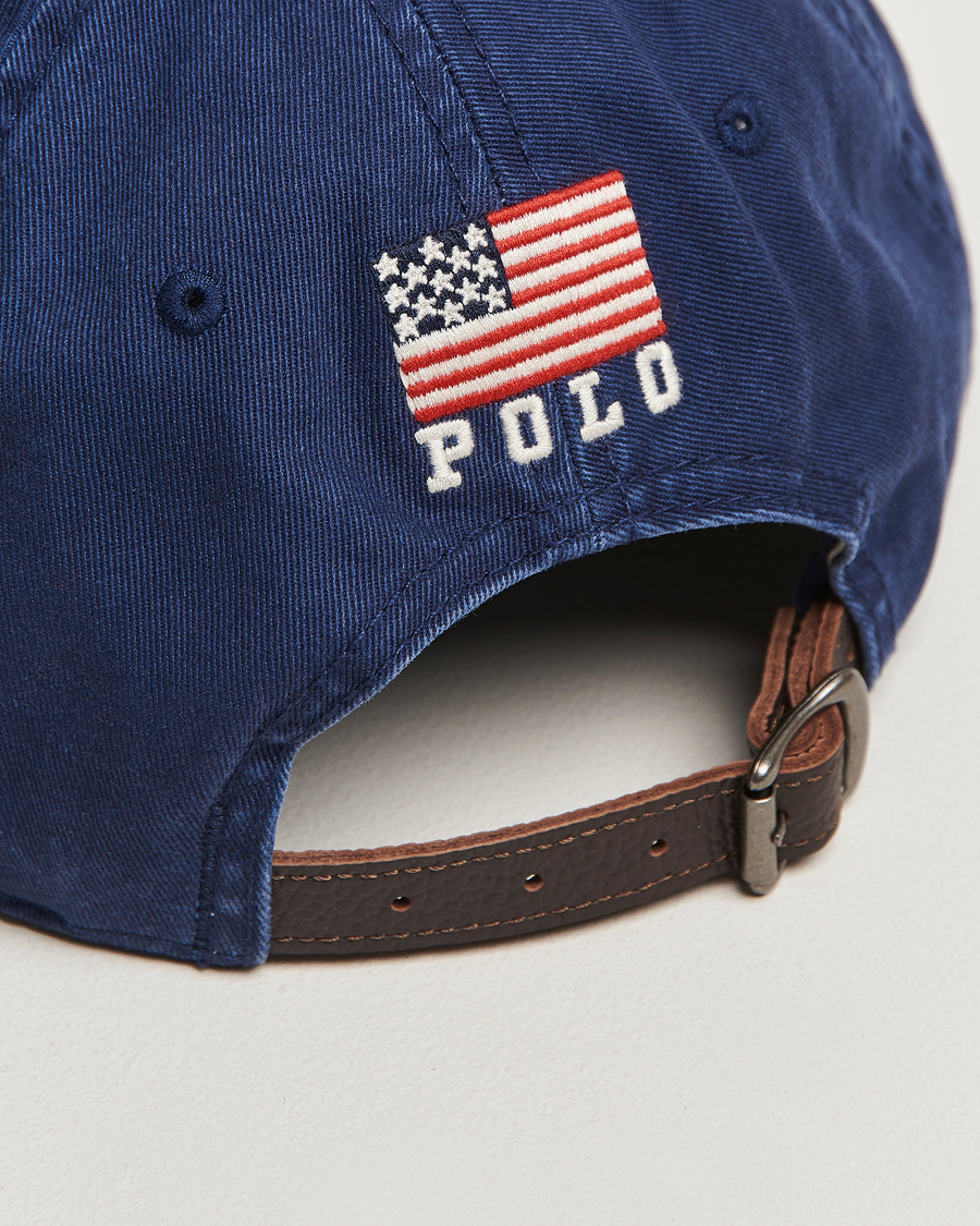 Mies | Päähineet | Polo Ralph Lauren | Cotton Twill USA Cap Newport Navy